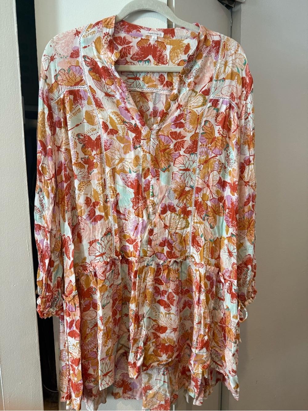 Poupette St Barth V-Neck Tiered Women’s Dress